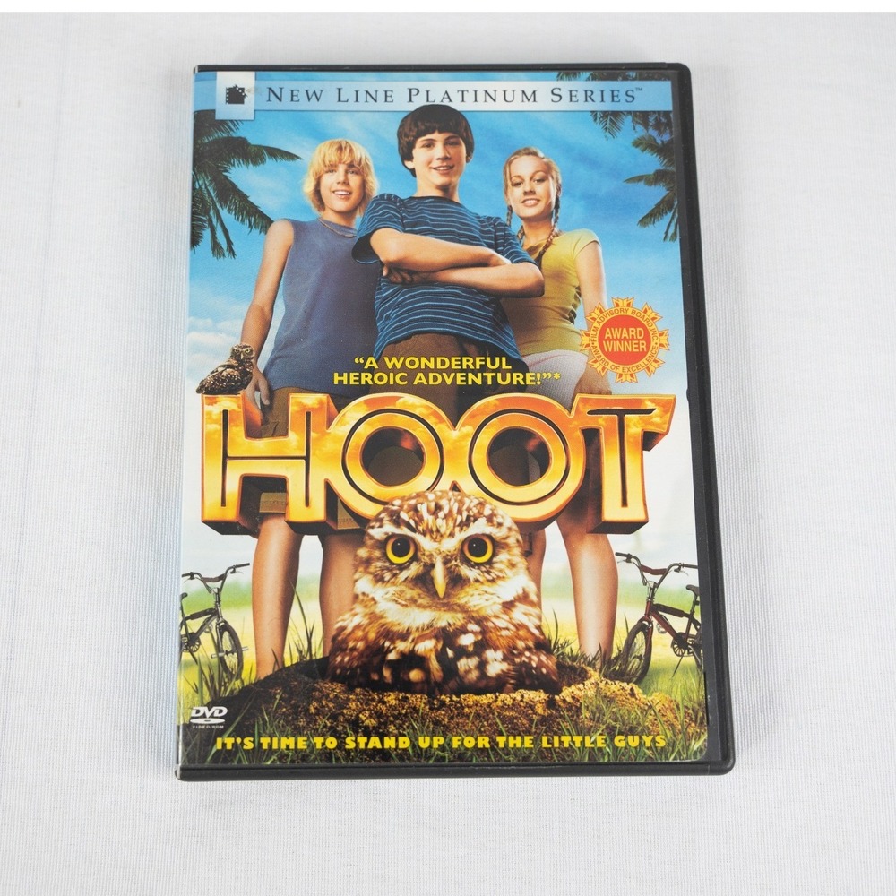 New Line Cinema‎ Hoot DVD Kids Movie OS Multi Excellent Family Adventure PG